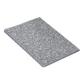 金属銀グリッター ノートブック (右側)