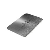 金属銀グリッター バスマット (アングル)