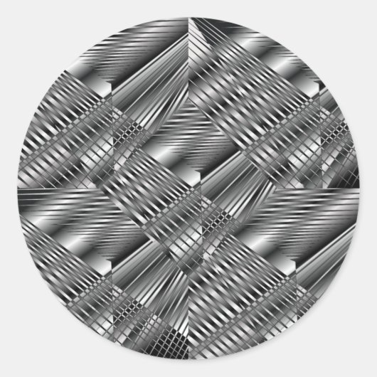 金属銀シール ラウンドシール (正面)