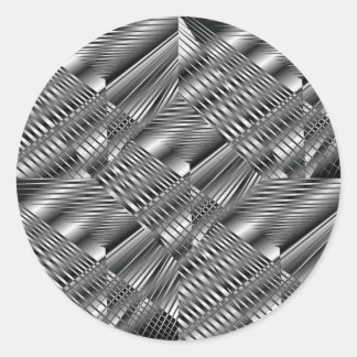 金属銀シール ラウンドシール