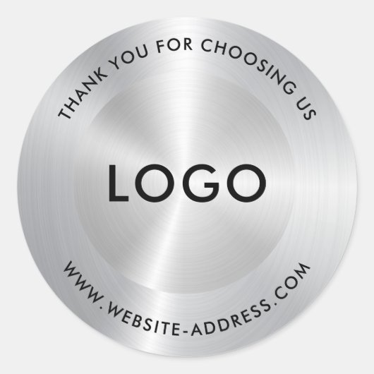 金属銀ステンレス鋼の外観 ラウンドシール (正面)