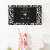 金属銀ダマスク 横断幕 (インサイチュ)