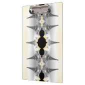 金属銀フラクタルスパイク クリップボード (左)