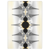 金属銀フラクタルスパイク クリップボード (裏面)