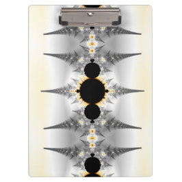 金属銀フラクタルスパイク クリップボード