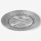 金属銀曼荼羅25周年記念テンプレート ペーパープレート (アングル)