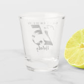 金属銀25thバースデーショットグラス ショットグラス (裏面)