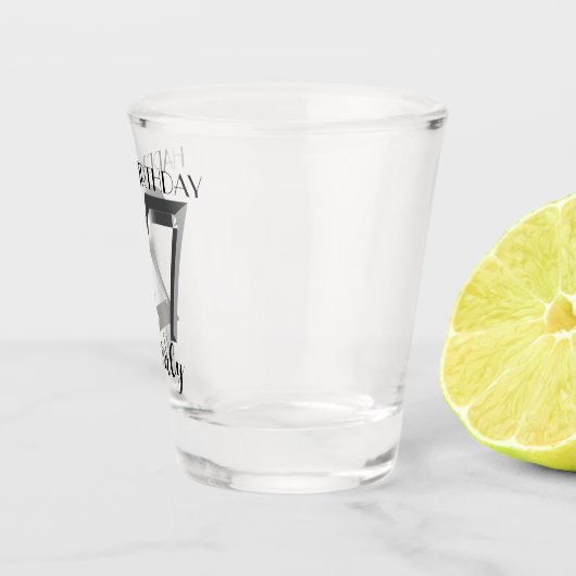 金属銀27thバースデーショットグラス ショットグラス (右)