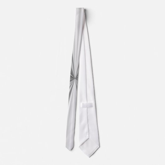 金属銀 ネクタイ (裏面)