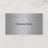 金属銀 名刺 (裏面)