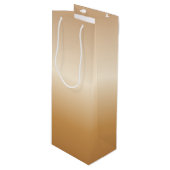 金属銅の鐘 ワインギフトバッグ (正面アングル)