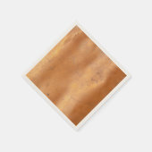 金属銅テクスチャ スタンダードカクテルナプキン (角)