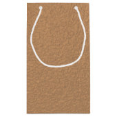 金属銅色のギフトバッグ スモールペーパーバッグ (裏面)