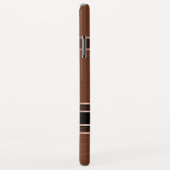 金属銅茶色の幾何学的デザイン。 Case-Mate iPhoneケース (裏面/右)