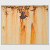 金属錆の損傷、錆びた背景要約、グラフ ラッピングペーパー (フラット)