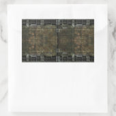 金属錆 長方形シール (バッグ)