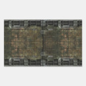 金属錆 長方形シール (正面)