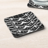 金属鎖パターン コースター (左側)