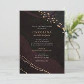 金属陰極ブライダルシャワー 招待状 (スタンド正面)