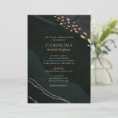 金属陰極ブライダルシャワー 招待状 (スタンド正面)