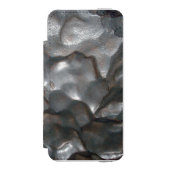 金属隕石のプリント、 INCIPIO iPhoneウォレットケース (フォリオ 正面)