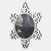 金属雲 スノーフレークピューターオーナメント (右)