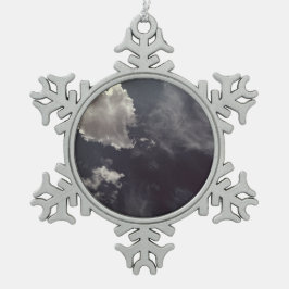 金属雲 スノーフレークピューターオーナメント