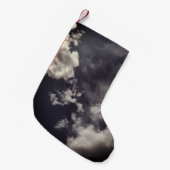 金属雲 スモールクリスマスストッキング (正面 (吊り時))