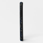 金属青いヒョウの皮のiPhone 5の箱 Case-Mate iPhoneケース (裏面/左)