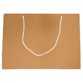 金属青銅色の大きいギフトバッグ ラージペーパーバッグ (正面)