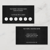 金属顧客のロイヤリティのパンチカード ロイヤリティカード (正面/裏面)