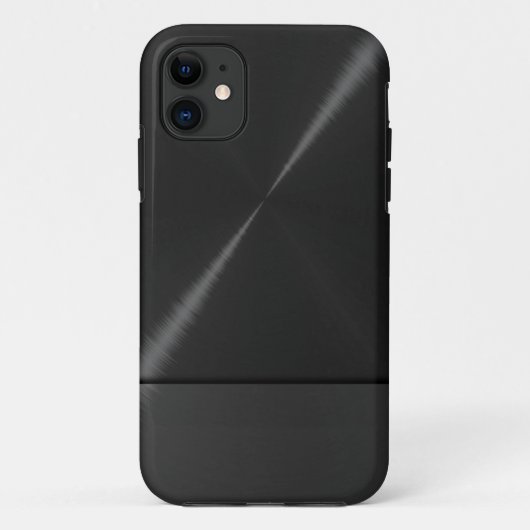 金属黒いステンレス鋼 Case-Mate iPhoneケース (裏面)