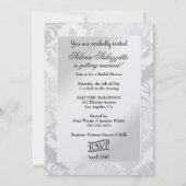 金属311幸福にその後ずっとブライダルシャワー 招待状 (裏面)