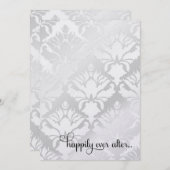 金属311幸福にその後ずっとブライダルシャワー 招待状 (正面/裏面)