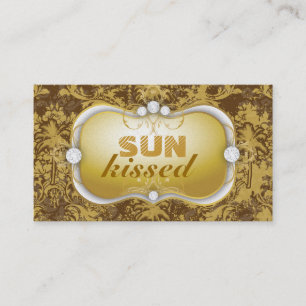 金属311 Ciao Bellaブラウンのやしヴィンテージ 名刺