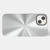 金属：クローム iPhoneケース (裏面横)