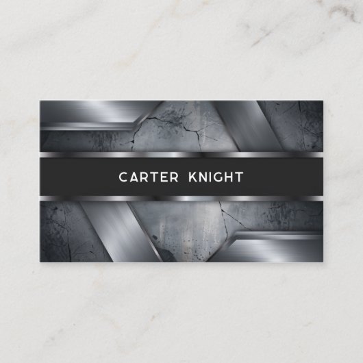 金属・コンクリート工業 名刺 (正面)