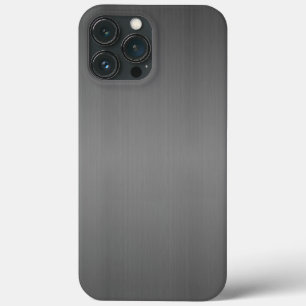 金属：ダークブラシ仕上げ金属ケース – メイトiPhoneケース iPhone 13 Pro Maxケース