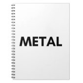金属 ノートブック (正面)
