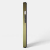 金属: ブラッシュド真鍮 iPhoneケース (左側面)