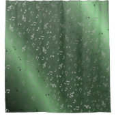 金属,光沢,パターン,音楽,注エレガント, シャワーカーテン (正面)