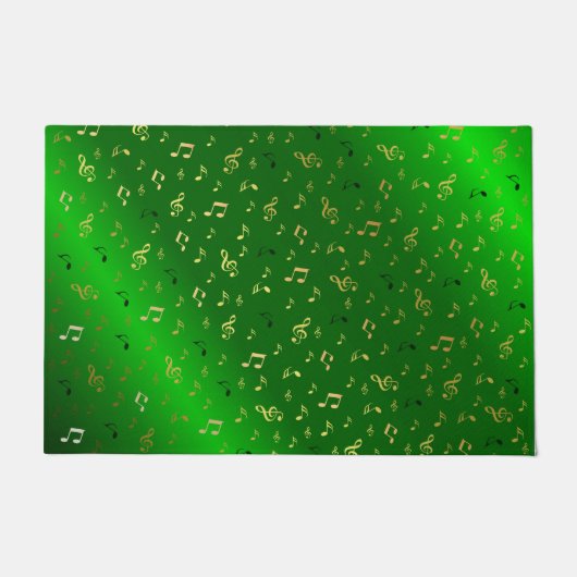 金属，光沢，パターン，音楽，注エレガント, ドアマット (正面)