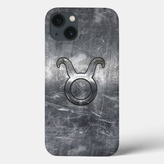 金属〔占星術の〕十二宮図のトーラスグランジスタイル記号 Case-Mate iPhoneケース (裏面)