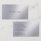 金属 名刺 (正面/裏面)