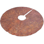 金属：素朴テクスチャサーフェス。 ブラッシュドポリエステルツリースカート (アングル)