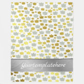 金属，鋼，シート，工業，プレート，重い フリースブランケット (正面)