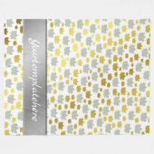 金属，鋼，シート，工業，プレート，重い フリースブランケット (正面(横))