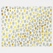 金属,鋼,シート,工業,プレート,重い フリースブランケット (正面(横))