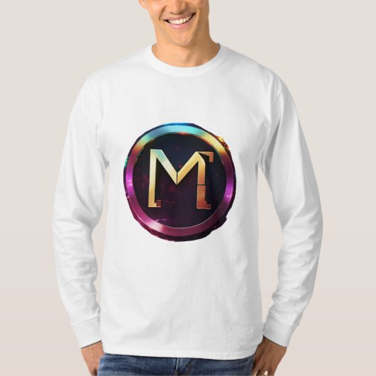 金属M円 Tシャツ (正面)
