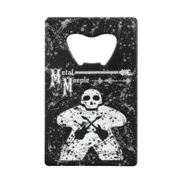 金属Meeple - CCの栓抜き クレジットカード栓抜き